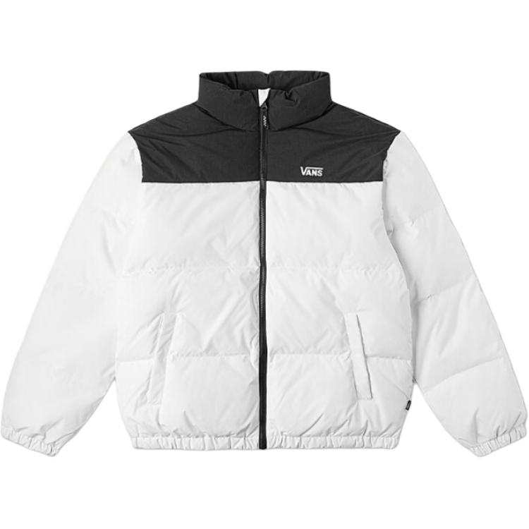 Vans Vans Down Jackets Unisex White Stand Collar Thickened Other
