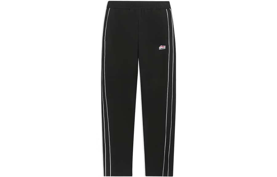 Li-Ning Li Ning Sports Fashion Collection Knitted Fabric Sports Pants Men's Black