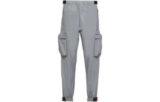 PRADA Cargo Pants Men's Silver Moderate