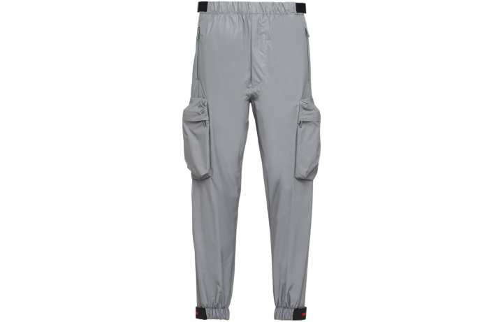 PRADA PRADA Cargo Pants Men's Silver Moderate