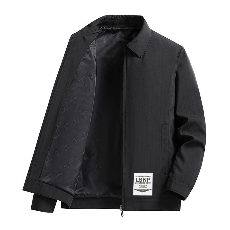 LISENPOK Jackets Men's Lapel Thin Other