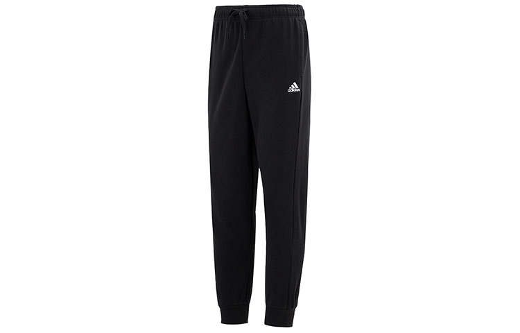 Adidas Adidas Knitted Sweatpants Men's Black Moderate Cuffed Pants