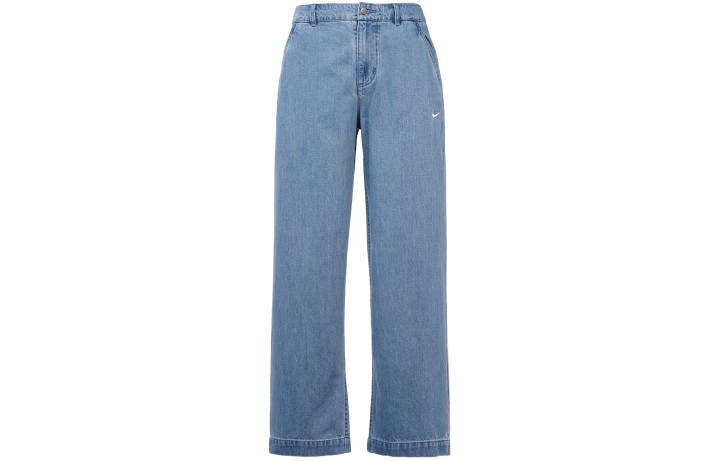 Nike Nike Men's Logo Straight-Leg Jeans Blue