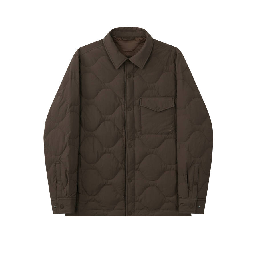 NAUTICA Down Jackets Men's Shirt Collar Thickened Down Shirt Jacket