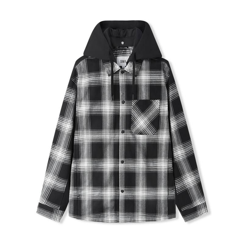Semir Semir Jacket Men's Black White Tone