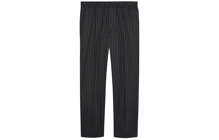 GUCCI Casual Pants Men's Black Moderate Straight Fit Pants