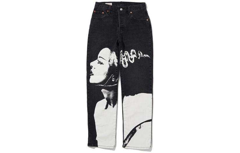 Levis Levis Jeans Unisex Black Moderate Straight Fit Pants