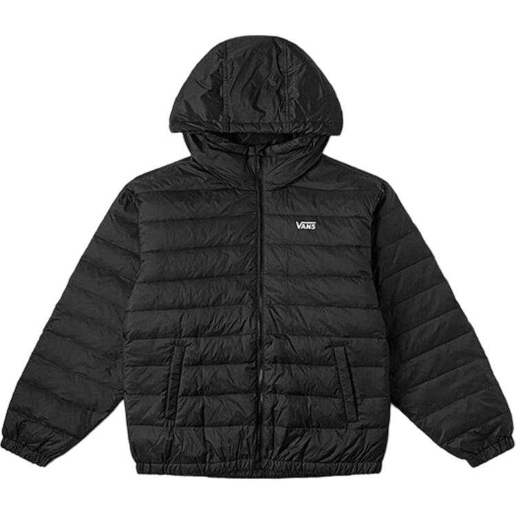 Vans Vans Down Jackets Unisex Black Hooded Thickened Other