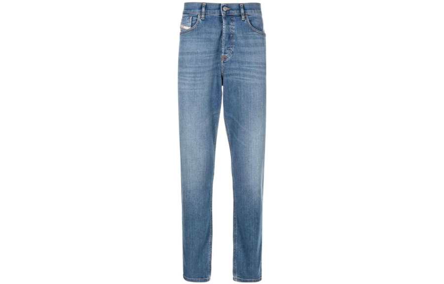 DIESEL Jeans Men's Blue Moderate Straight Fit Pants