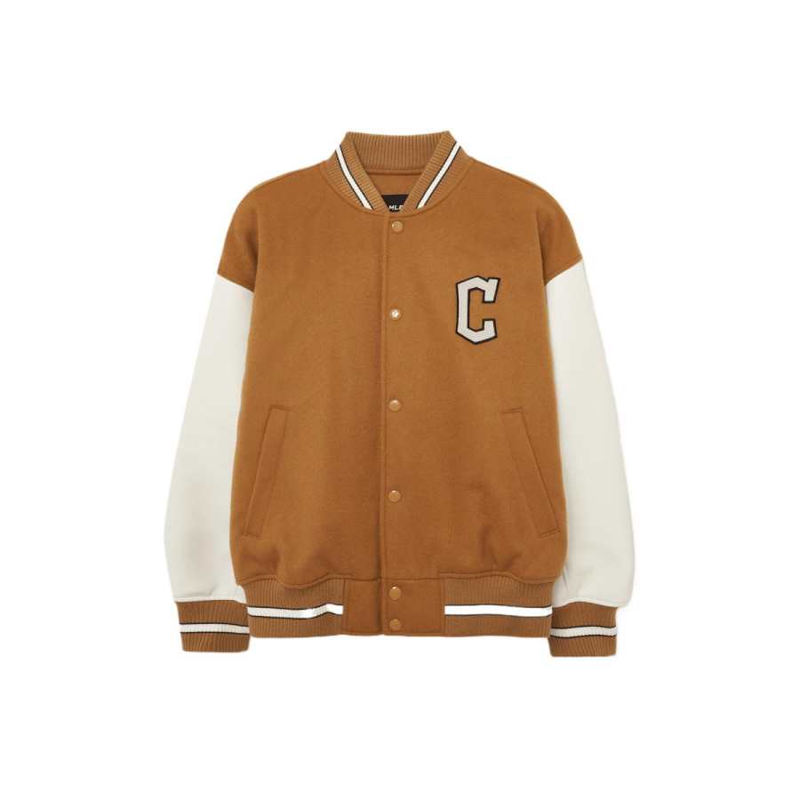 MLB MLB Cleveland Guardians Cultive Jackets & Coats Unisex Camel
