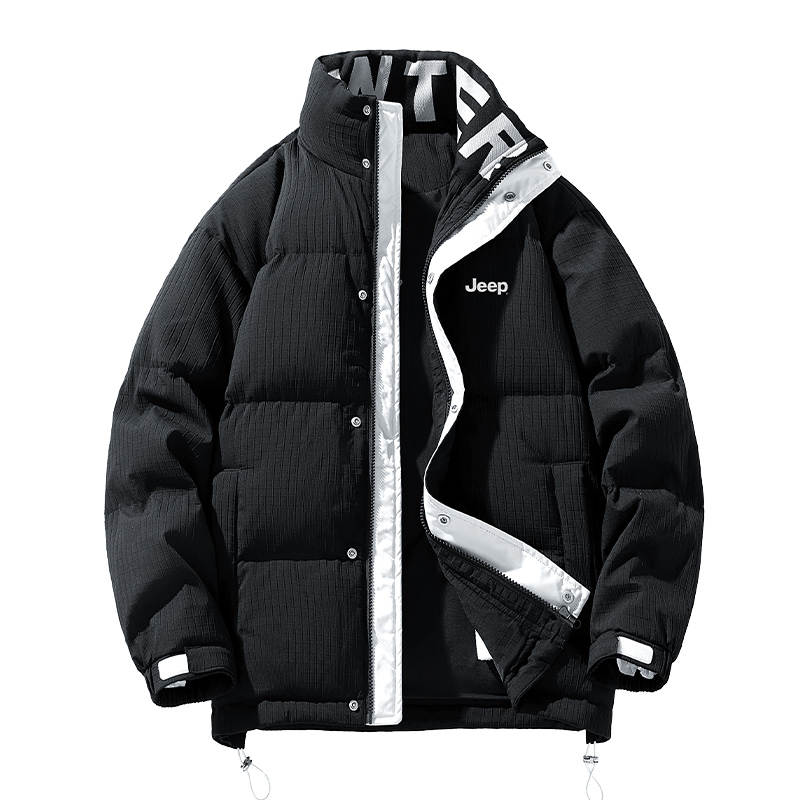 Jeep Jeep Down Jackets Unisex Stand Collar Moderate Mock Two Piece Down Jacket