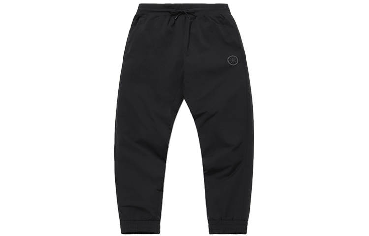Li-Ning Li Ning Knitted Sweatpants Men's New Standard Black