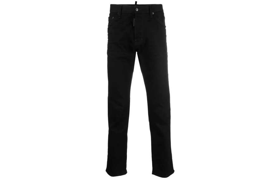 DSQUARED 2 Dsquared2 Logo Patch Slim Fit Jeans