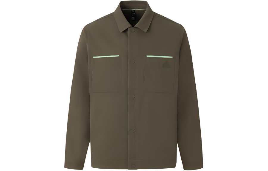 Adidas Adidas Business Casual Woven Jacket Jackets & Coats Men's Strata Olive Green