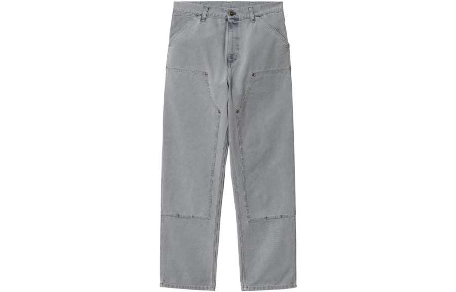 Carhartt WIP Jeans Men's Gray Moderate Straight Fit Pants