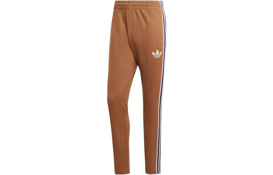 adidas originals Adicolor 70s Striped Track Pants Brown