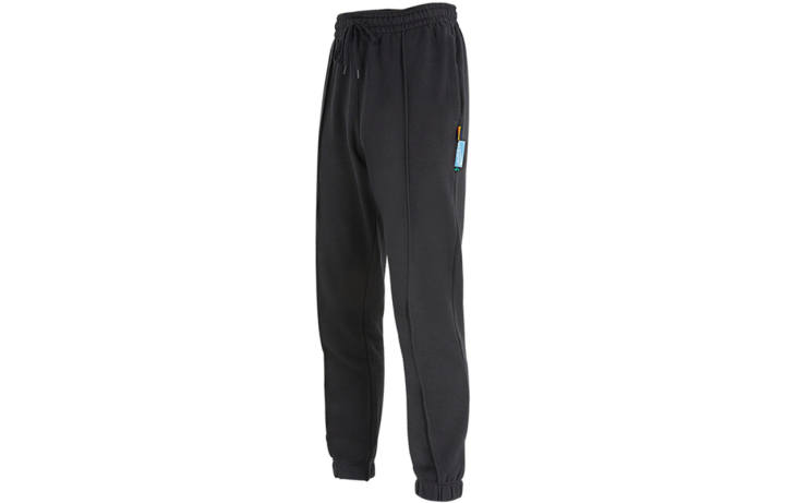 Nike Nike Lebron Loose Fit Fleece Lined Elastic Cuff Knitted Sweatpants Men's Black