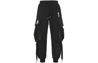 GUERRILLA GROUP Casual Pants Unisex Black