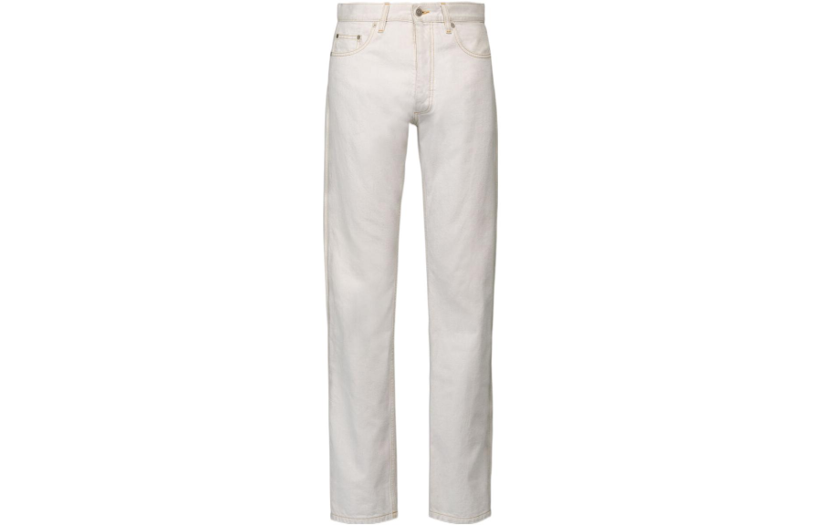 Maison Margiela Mid Rise Straight Leg Jeans