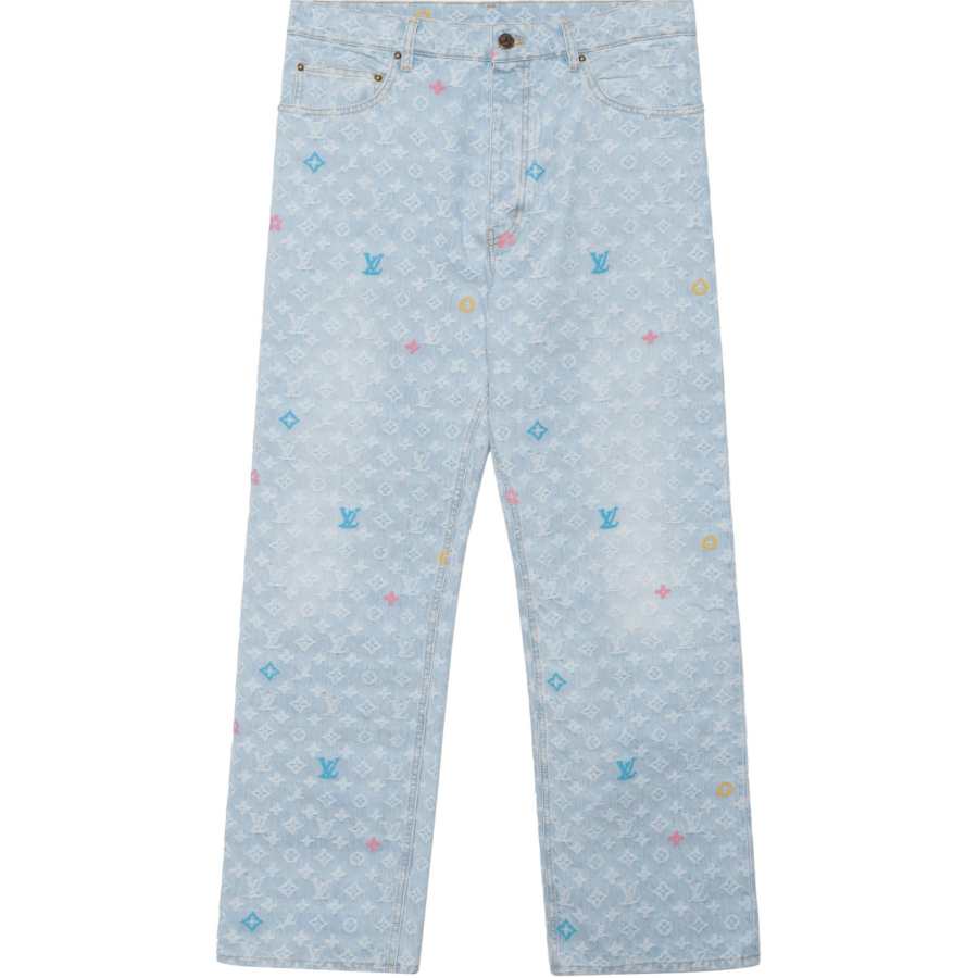 LOUIS VUITTON By Tyler The Creator Monogram Denim Pants