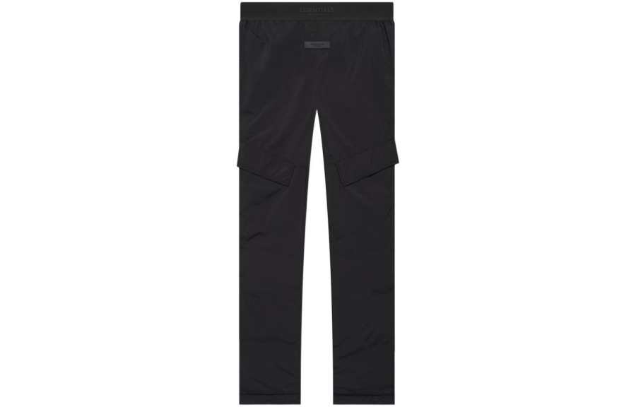 Fear Of God Essentials SS22 Fleece Lined Storm Pant Iron Solid Color Elastic Cuff Casual Pants American Heavyweight