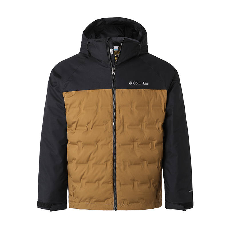 Columbia City Outdoor Collection Down Jacket Men's Khaki