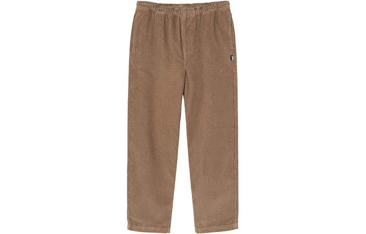 Stussy Casual Pants Men's Brown Moderate Straight Fit Pants