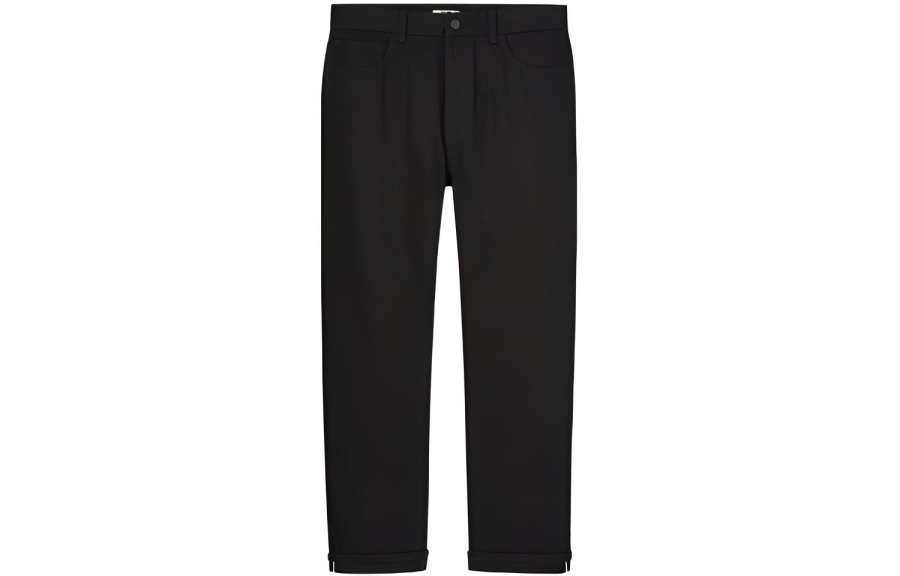 UNIQLO Jeans Men's Black Moderate Straight Fit Pants