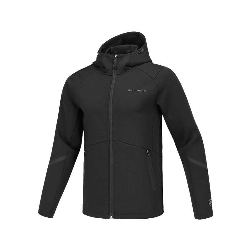 Skechers Comfortable Sports Collection Jacket Men's Carbon Black