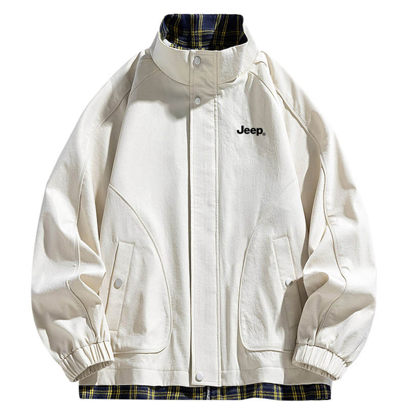 Jeep Jackets Unisex Stand Collar Moderate Other