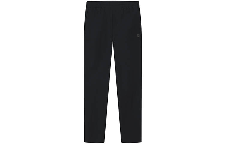 FILA Athletics Knitted Sweatpants Men's Pitch Black Moderate Slim Fit Pants
