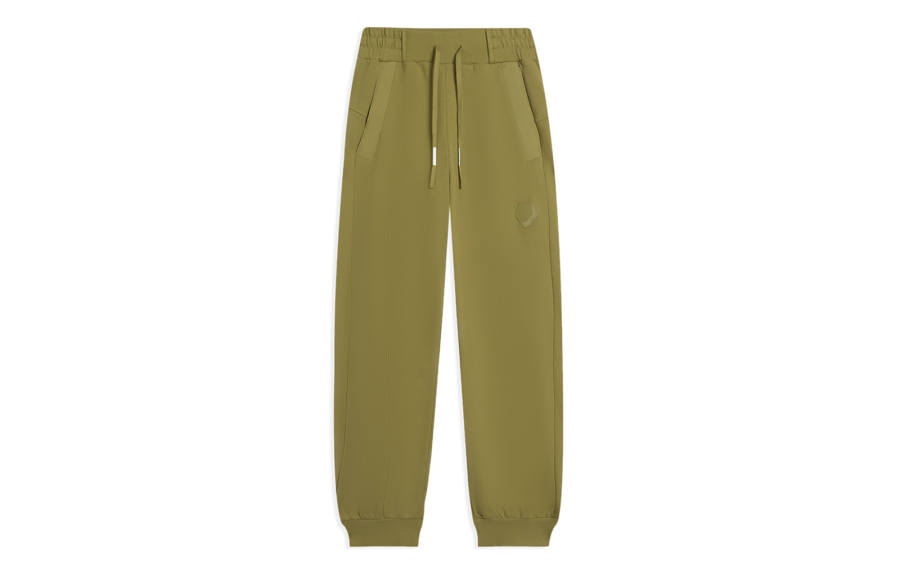 Li-Ning Li Ning Jackie Chan Knitted Sweatpants Men's Seed Ketone Umber Moderate Cuffed Pants