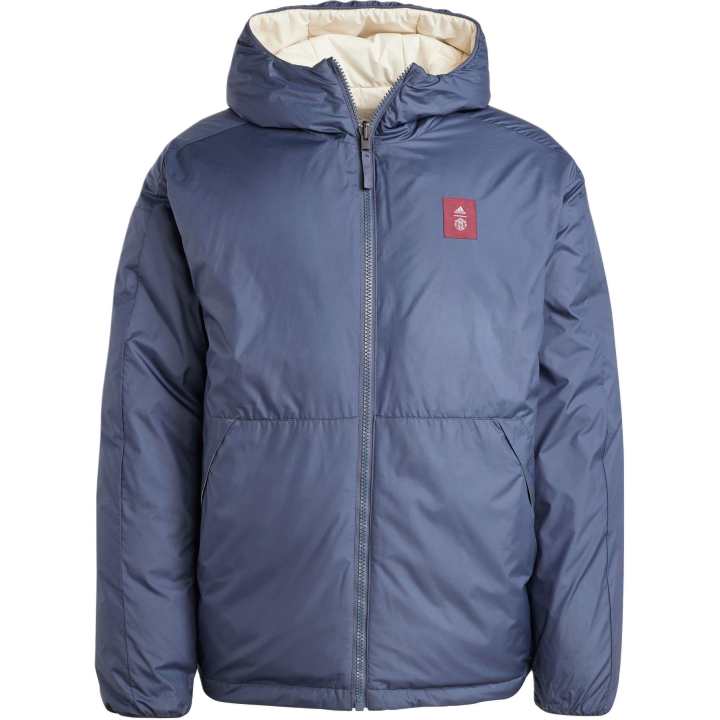 Adidas Adidas Manchester United Down Jacket Men's Dark Gray/Ivory