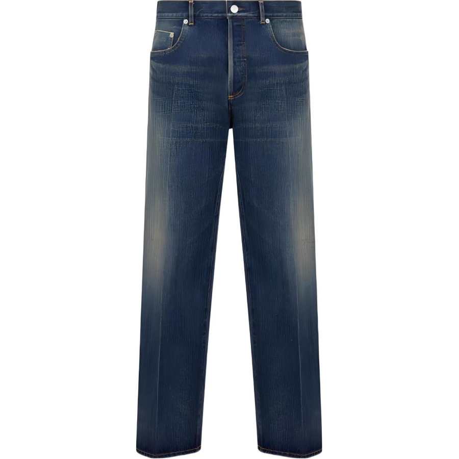 DIOR Quarterly New Products FW22 Jeans Men's Blue