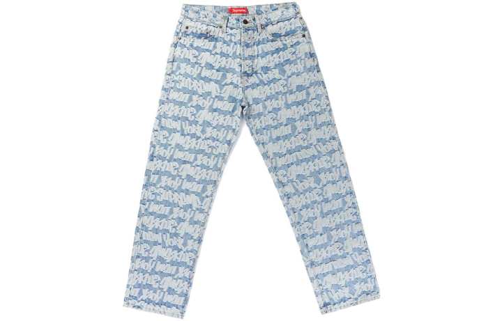 Supreme Supreme Fat Tip Jacquard Regular Jean