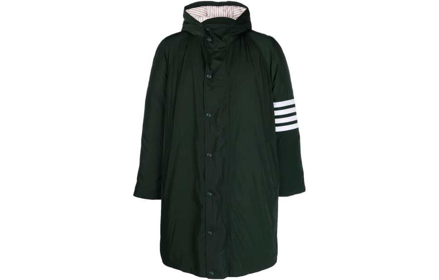 THOM BROWNE Twill 4-Bar Football Sideline Parka