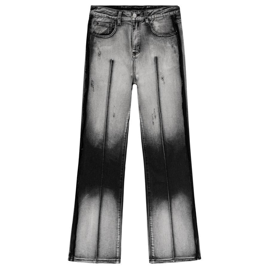XINYINSU Jeans Unisex Moderate Straight Fit Pants