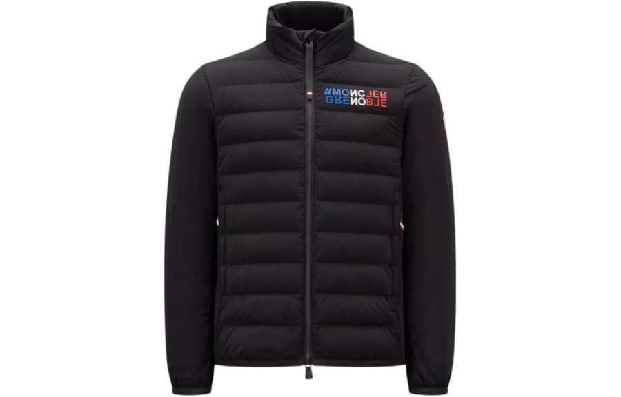 Moncler Moncler Crepol logo-embossed down jacket