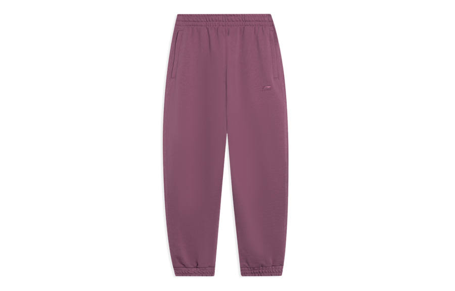 Li-Ning Li Ning Sports Life Collection Knitted Sweatpants Men's Vintage Rose Red