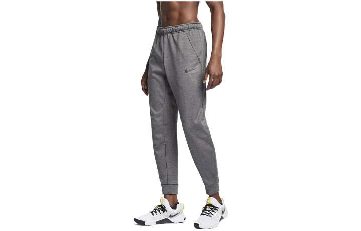 Nike Nike Knitted Sweatpants Men's Gray Moderate Cuffed Pants