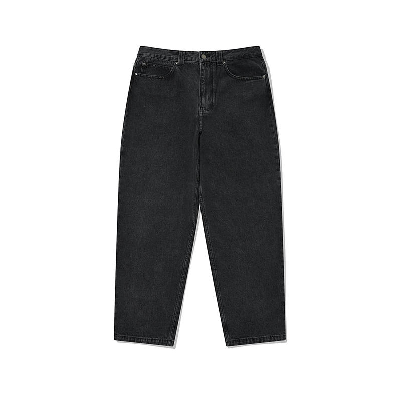 COVERNAT Jeans Unisex Black Moderate Straight Fit Pants