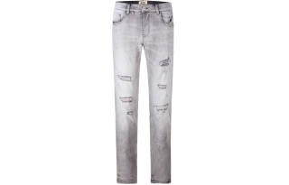 23R+ Jeans Men's Gray Thin Straight Fit Pants