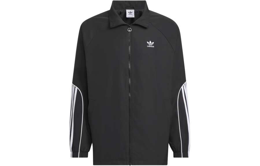 Adidas Originals 3 Stripes Coach Jacket Jackets & Coats Men's Black