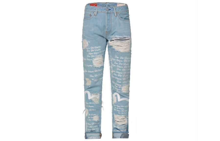 EVISU EVISU x Ev Bravado Casual Pants Men's Blue