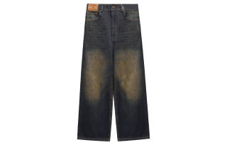 UNVESNO Jeans Unisex Moderate Straight Fit Pants
