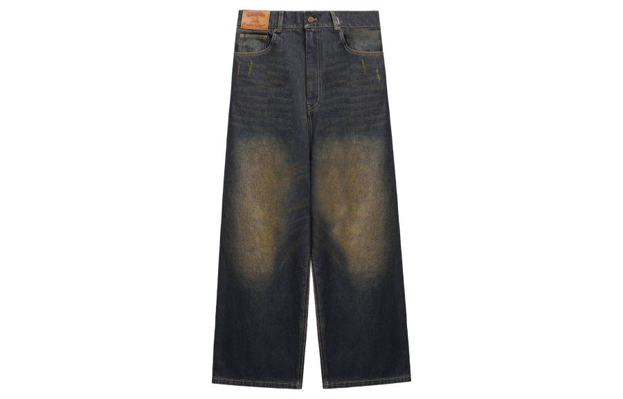 UNVESNO Jeans Unisex Moderate Straight Fit Pants