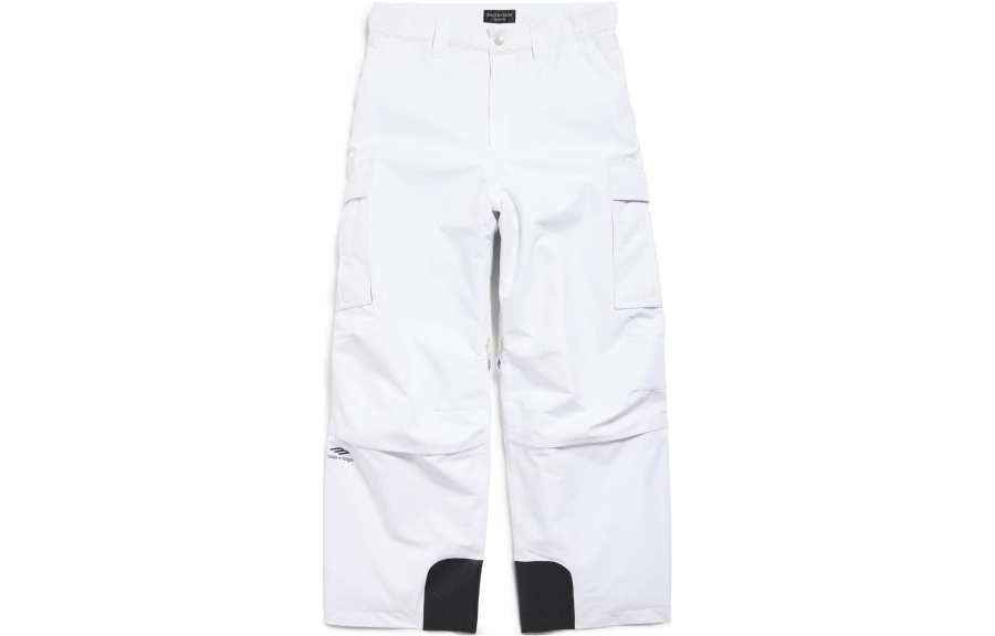 Balenciaga FW24 Cargo Pants, Regular Fit Men's White