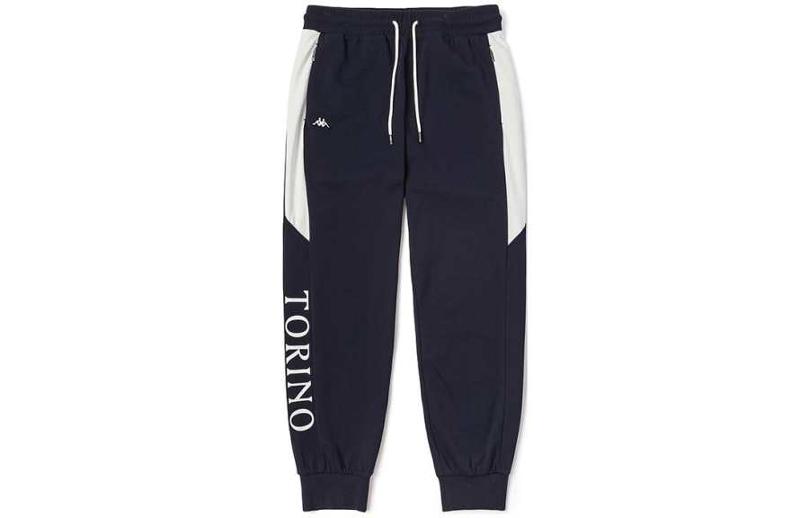 Kappa Kappa Cuffed Pants Sweatpants Men's Black