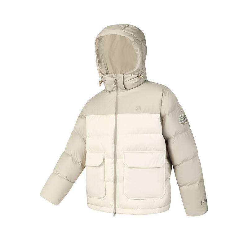 FILA Fitness Down Jacket Unisex Almond Khaki