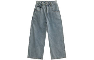 NANDCHN Jeans Unisex Moderate Wide Leg Pants